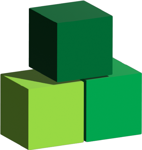 building blocks, 3d box